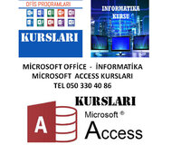 Microsoft Ofis, Access , İnformatika programları kursu