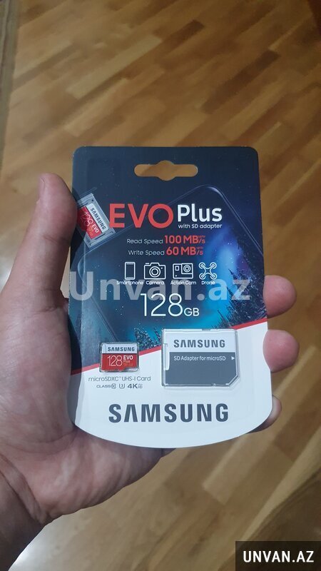 Samsung Evo Plus Yaddaş Kartı 128 gb Klass10