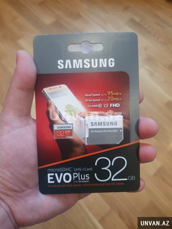 Yaddaş kartı 32 gb Samsung Klass10 microsdxc Mikro