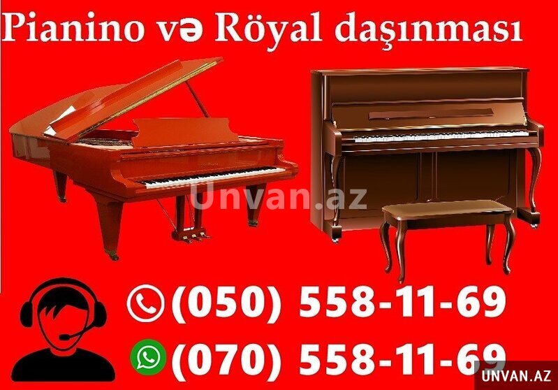 Pianino və Röyalların daşınması