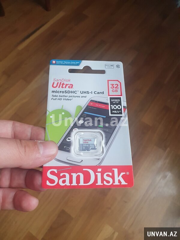 Sandisk Ultra 32 Gb Yaddaş kartı Telefon üçün