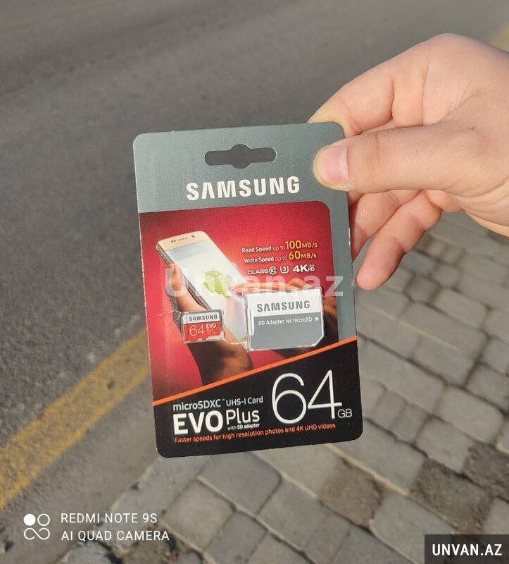 Samsung Evo Plus 64 gb Klass 10