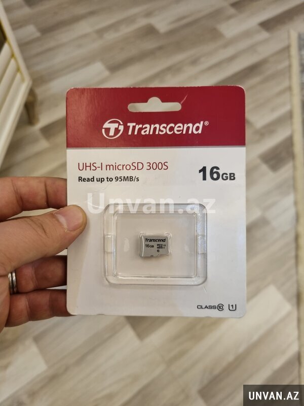 Transcend 16 Gb Mikro Yaddaş kartı Klass10