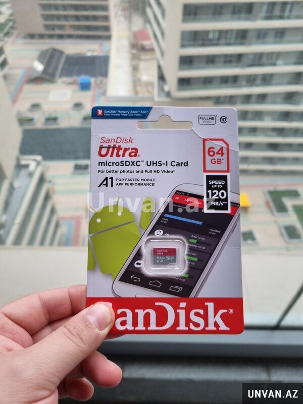 Sandisk Ultra 64 Gb Mikrokart klass10