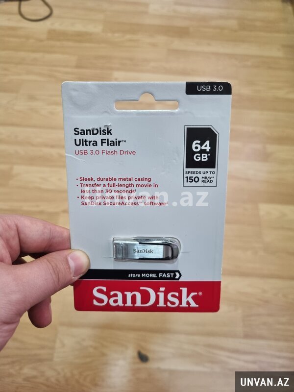 Sandisk Fleşkart Ultra Flair 64 Gb Usb 3.0