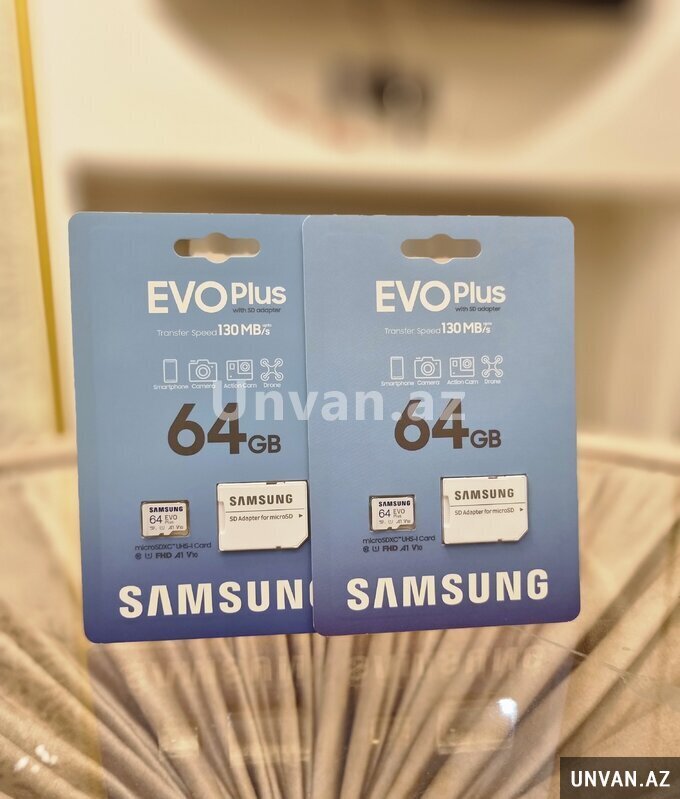 Mikro Yaddaş Kartı Samsung Evo Plus 64 Gb Uhs-1