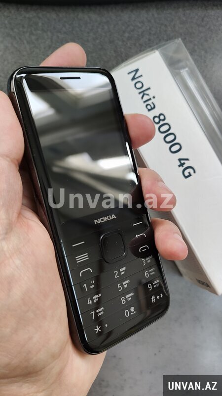 Nokia 8000 4g onyx/black Euro 2022 telefon