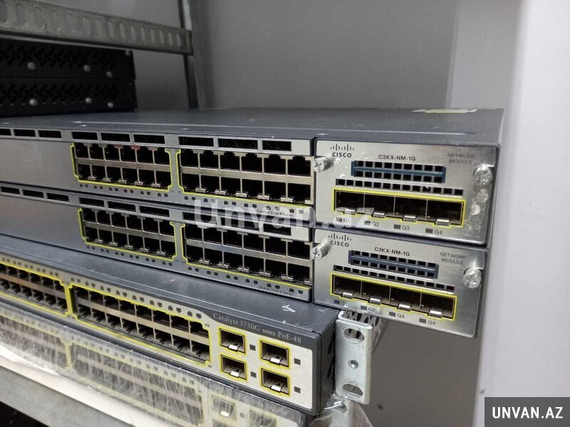 Cisco Switch 3750x-24ts 1x4gb port