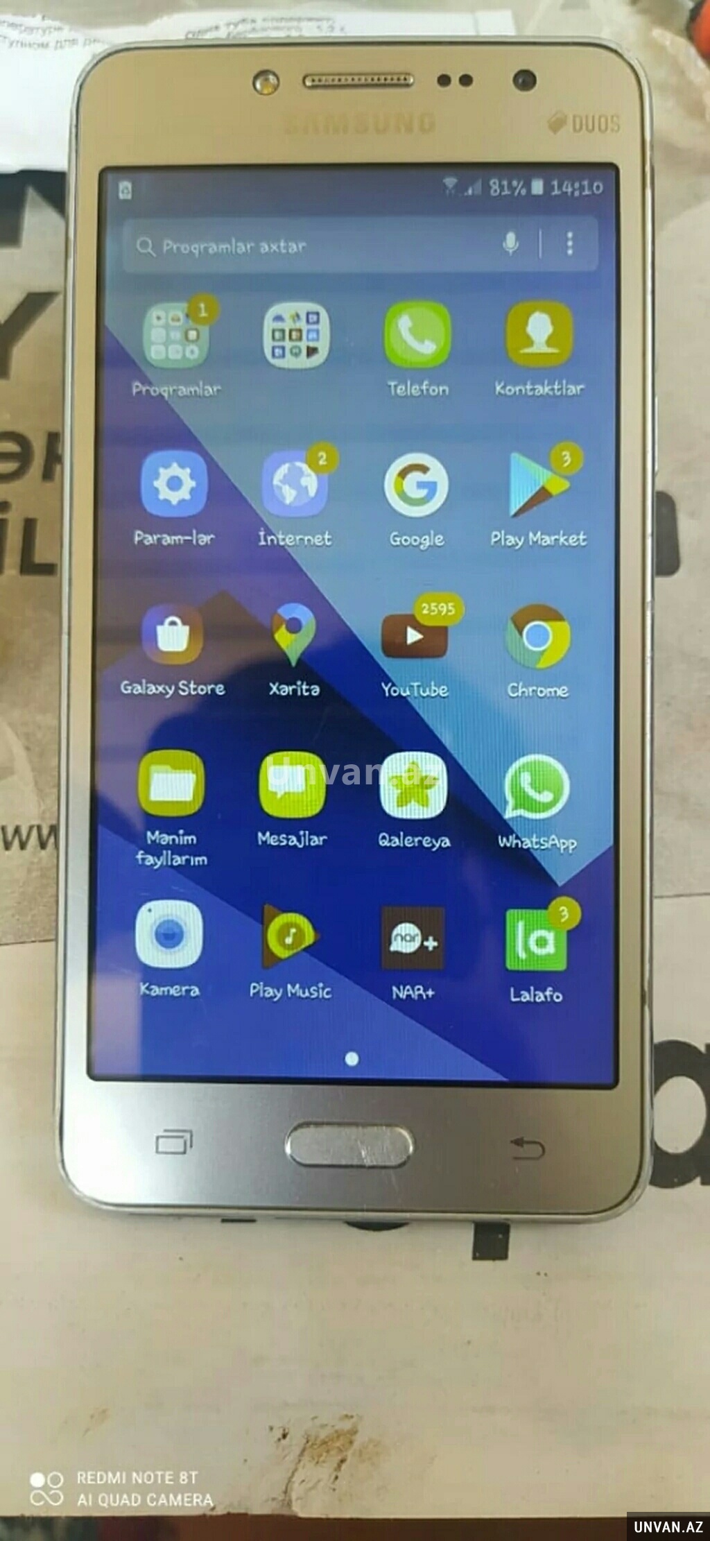 Samsung duas j2 prime telefon