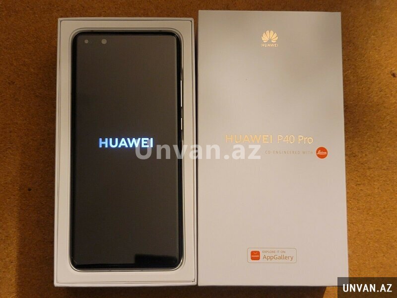 Huawei p40 Pro 256gb 8gb ram els-n04 Silver Frost telefon