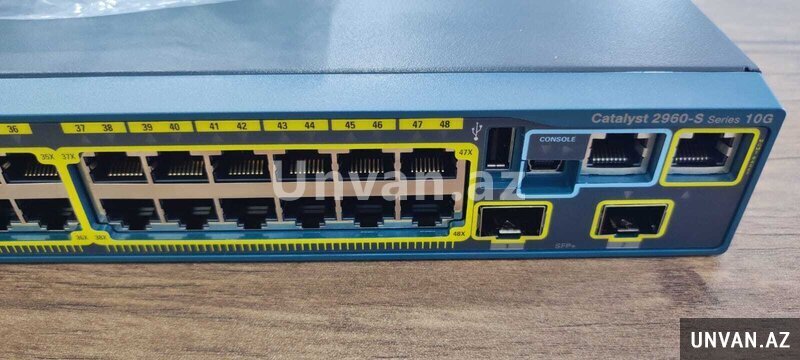 Cisco ws c 2960 s 48 td l 2 x 10g Port Switch