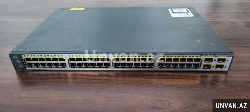 Cisco 3750 v2 48 poe 4x1g Port Switch