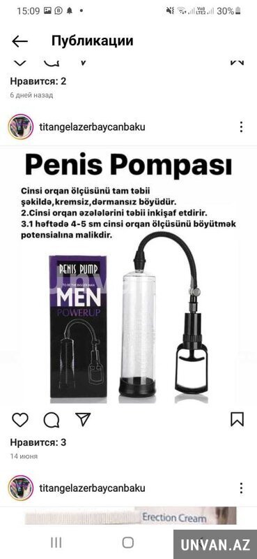 Penis böyüdücü pompa