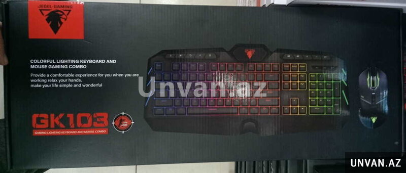 Jedel Gk103 Gaming keyboard and mouse