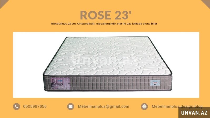 Ortopedik matras(döşək) rose 23' | mebelman