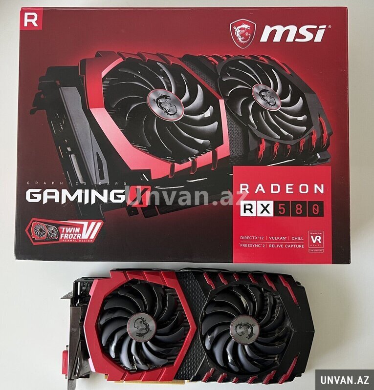 Msi Radeon rx580 8gb gddr5 Graphics Card