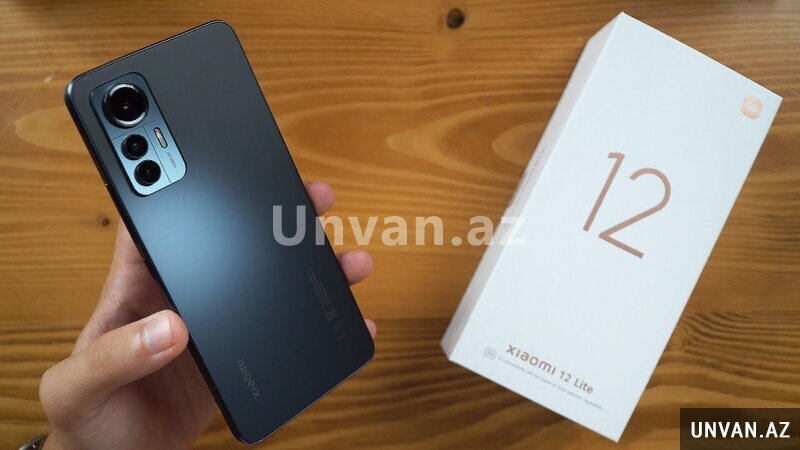 Xiaomi 12 Lite Black 8gb/256gb telefon