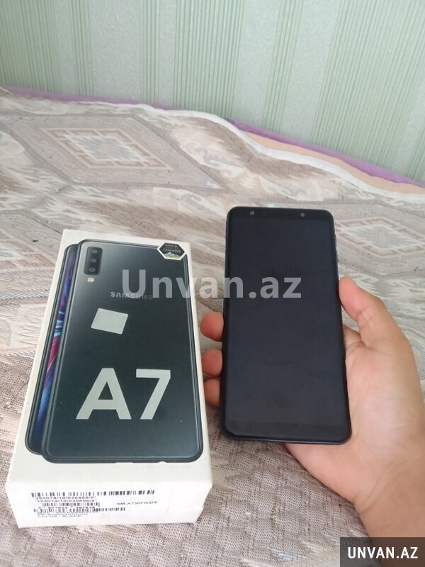 Samsung galaxy a7 2018 duas black 64 gb telefon