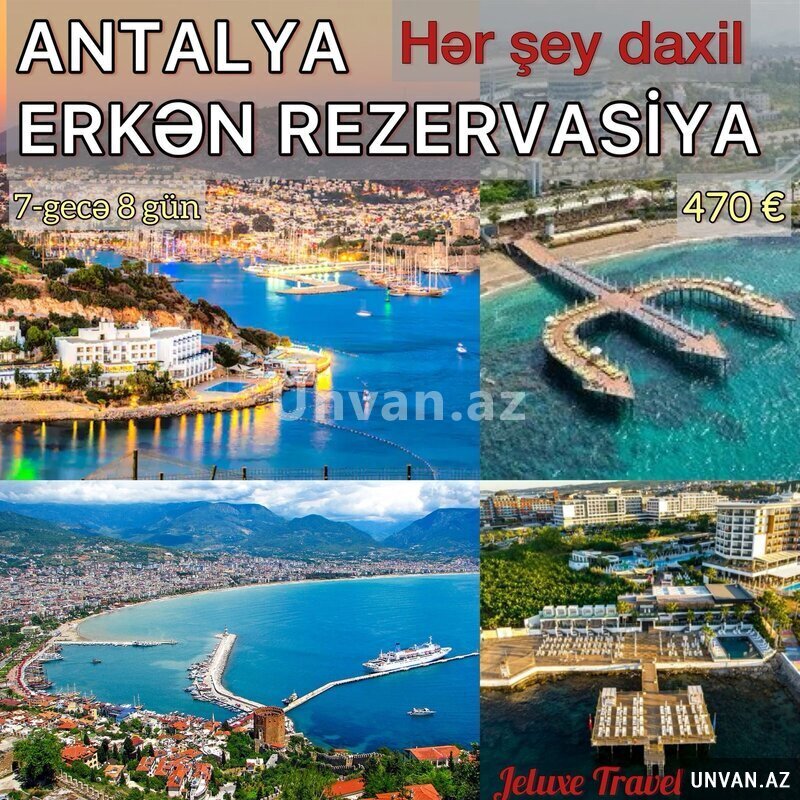 Antalya Alanya erkən rezervasiya