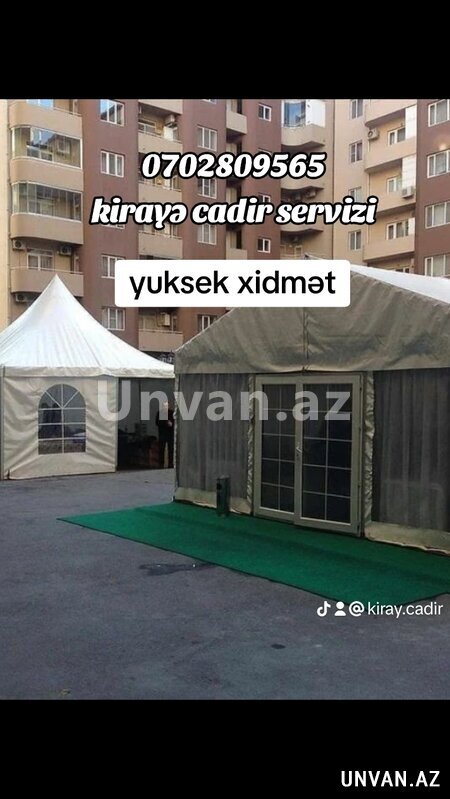 Kirayə cadir Kirayə cadir