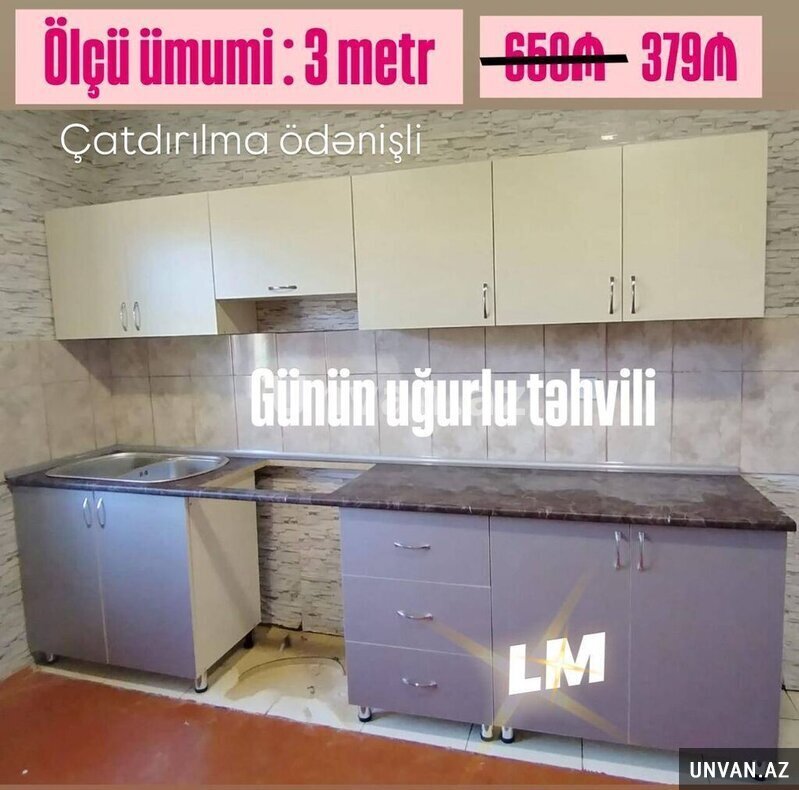 Mətbəx mebellərinin sifarişlə Mətbəx mebellərinin sifarişlə