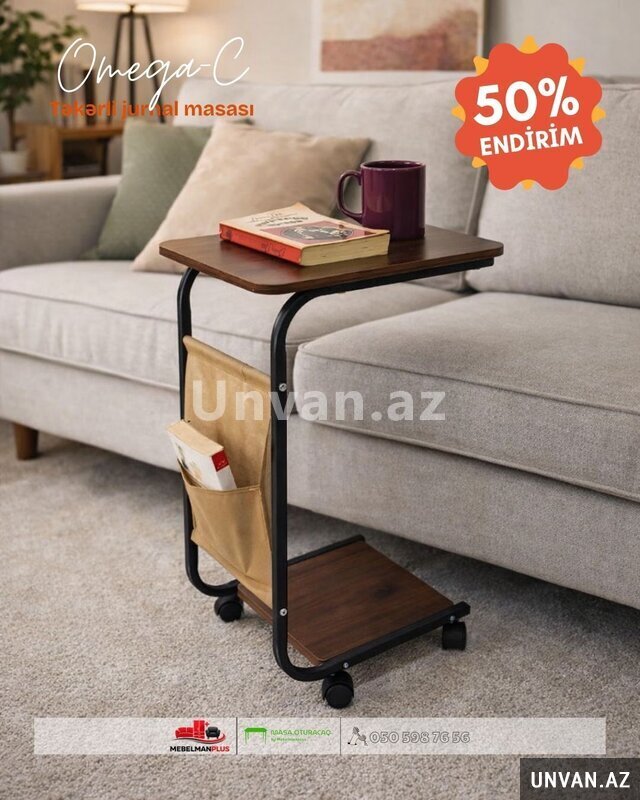 Təkərli masa Omega-c - Yarı qiymətə Təkərli masa Omega-c - Yarı qiymətə