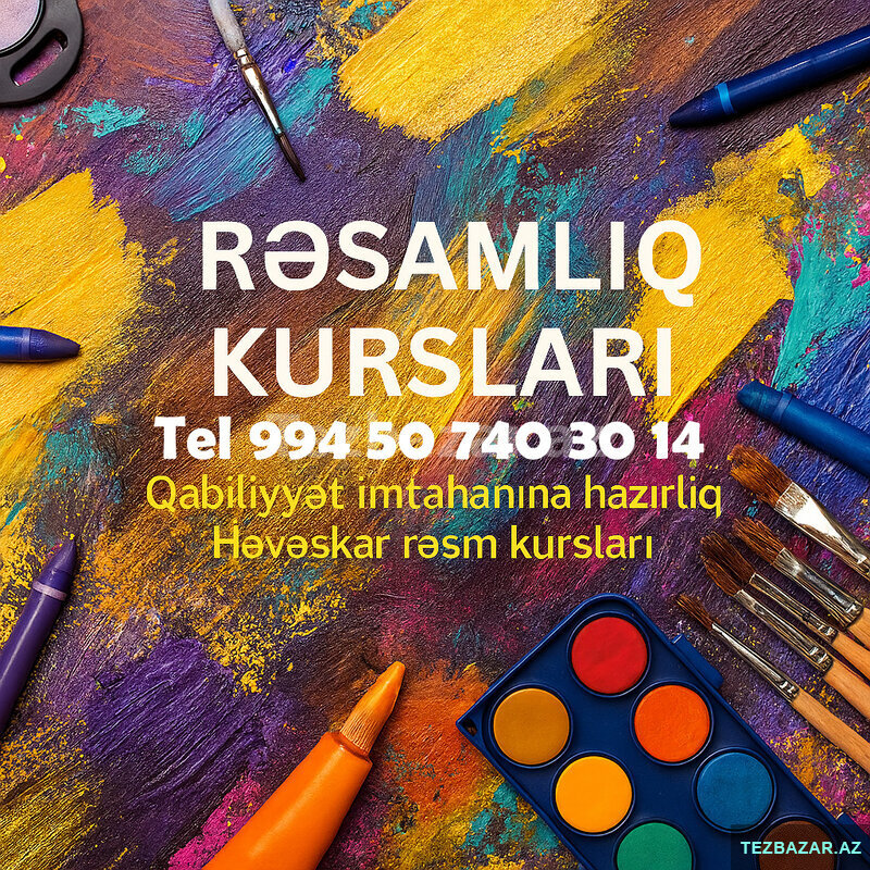 Rəssamliq kursu içindəki istedadi kəşf et Rəssamliq kursu içindəki istedadi kəşf et