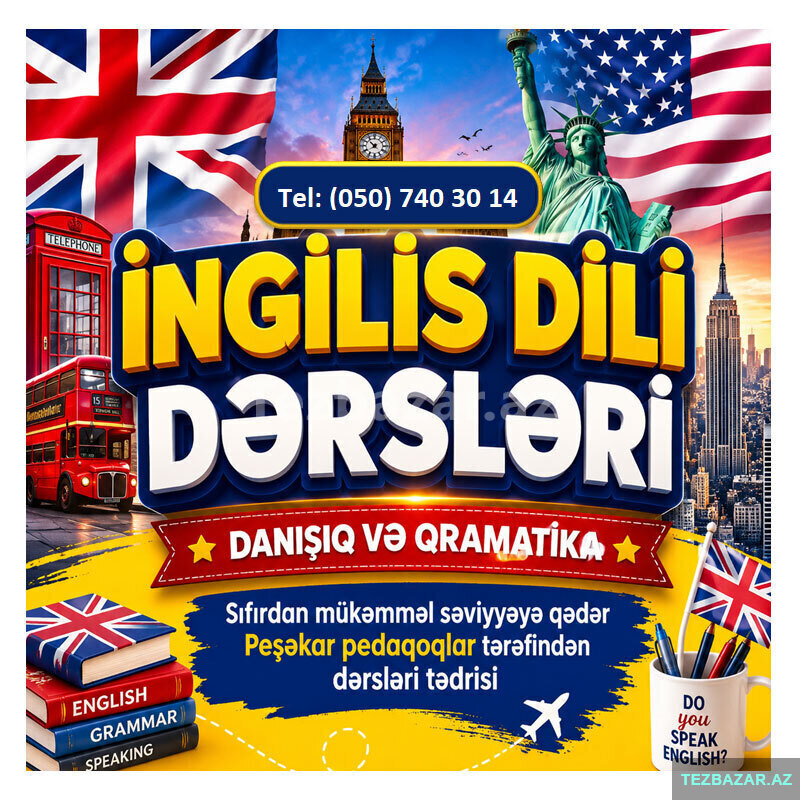 İngilis dilini 6 aya öyrənin və danışmağa başlayın İngilis dilini 6 aya öyrənin və danışmağa başlayın