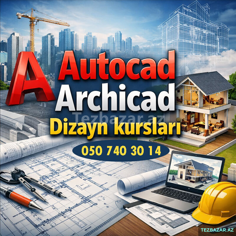 Autocad Archicad professionallardan öyrənin Autocad Archicad professionallardan öyrənin