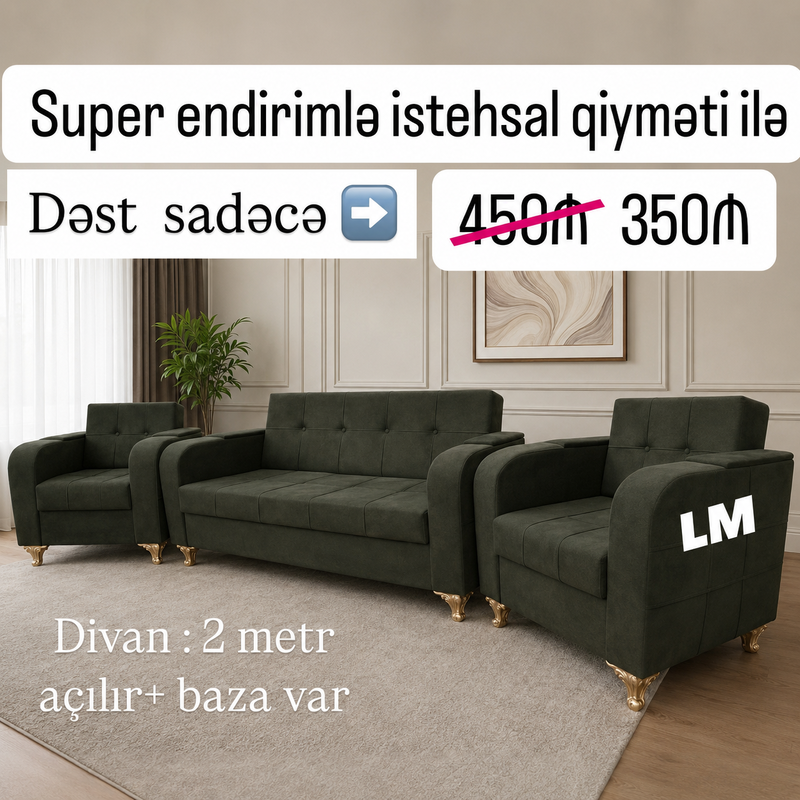 Divan + 2 kreslo Divan + 2 kreslo