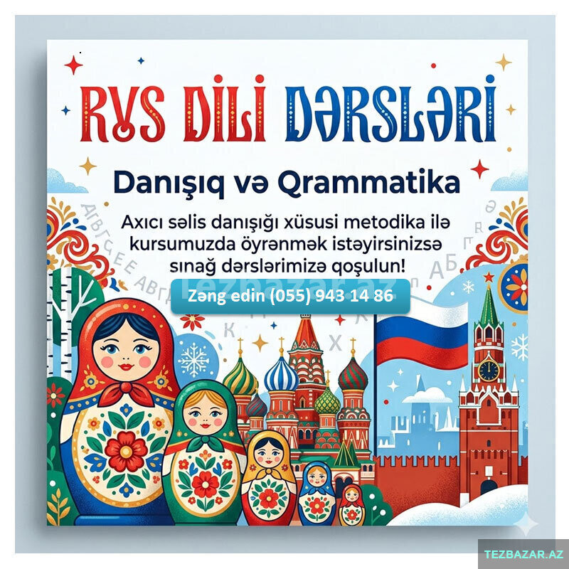 Rusca Səlis Danışmağı öyrədirik Rusca Səlis Danışmağı öyrədirik