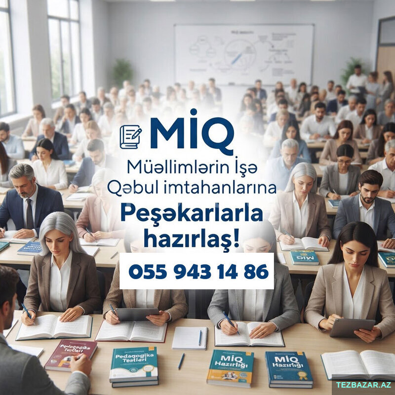 Miq İmtahanına Peşəkarlarla Hazırlaş Miq İmtahanına Peşəkarlarla Hazırlaş