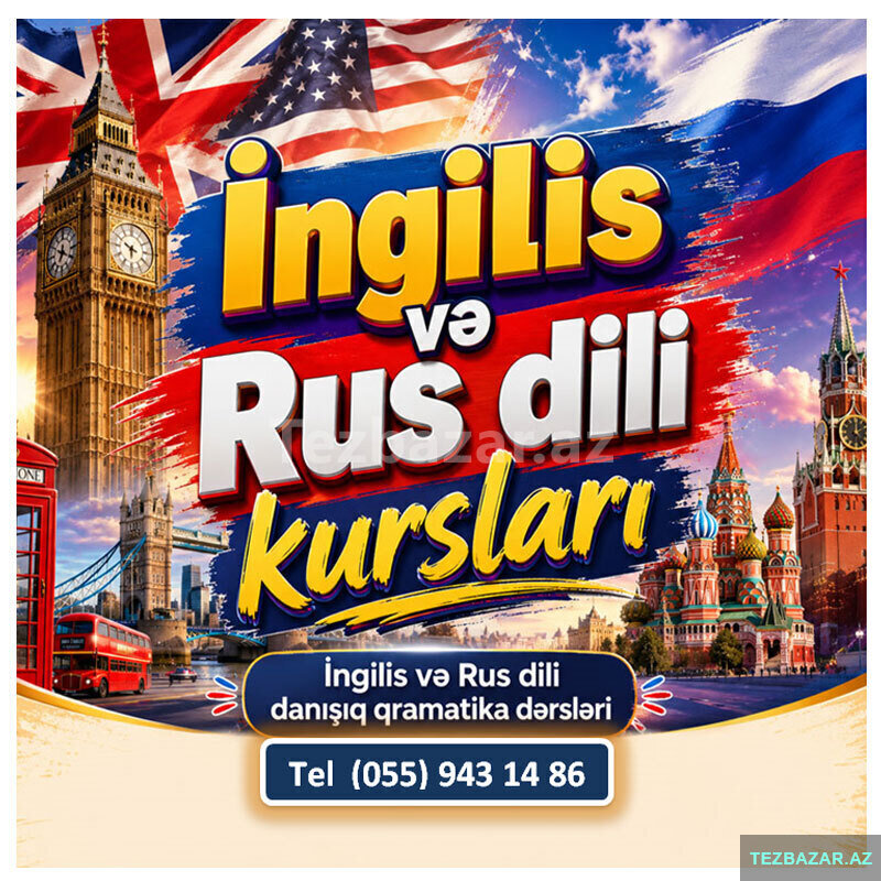 İngilis və Rus Dilini danışıq dərsləri İngilis və Rus Dilini danışıq dərsləri