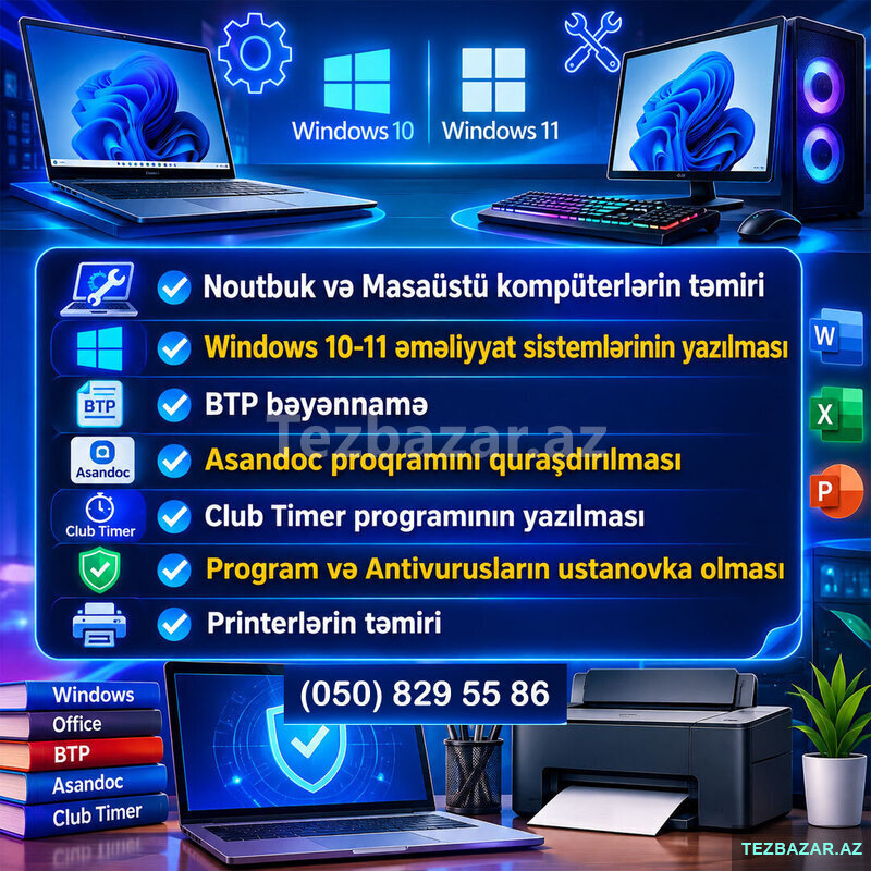 Kompüter Printer Problemlərinin həlli burda Kompüter Printer Problemlərinin həlli burda