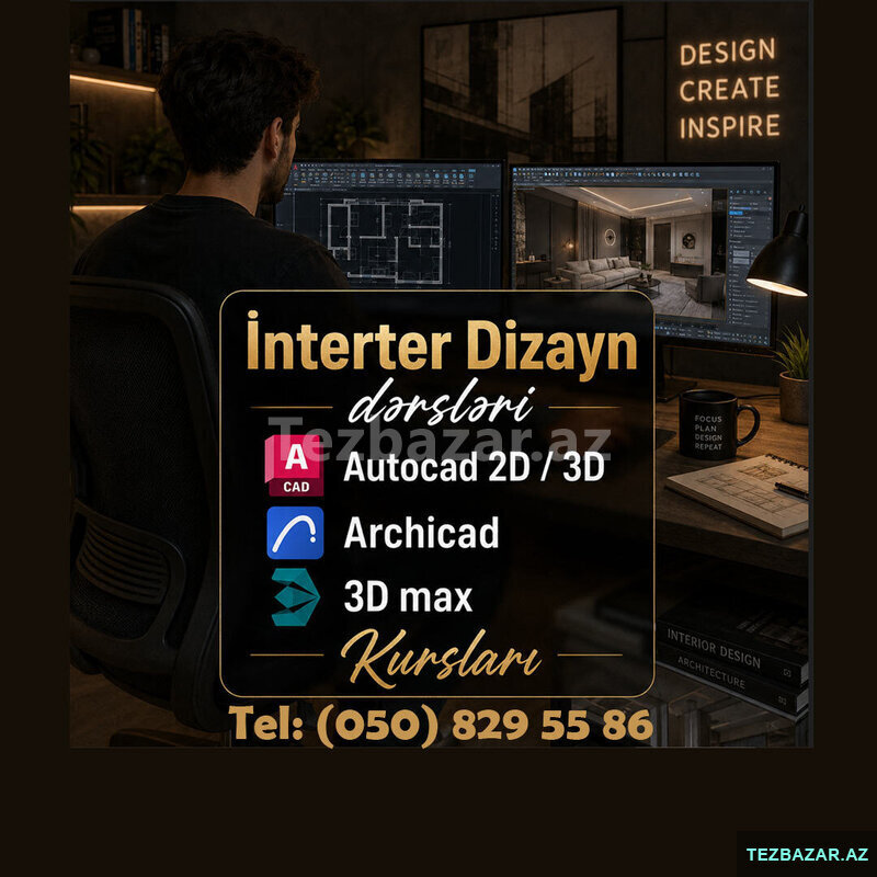 Autocad Archicad 3ds Max və V-ray Dərsləri Autocad Archicad 3ds Max və V-ray Dərsləri
