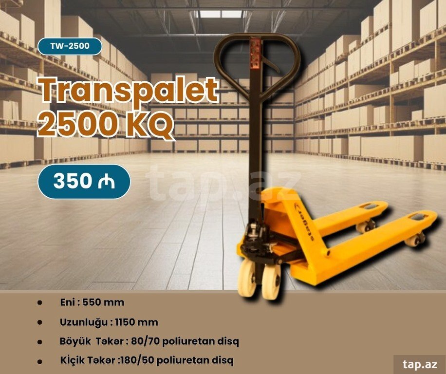Transpalet Bar 2500kq Transpalet Bar 2500kq