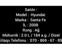 Hyundai Santa Fe  2008 il, 2 motor