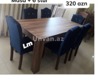 Masa ve oturacaqlar