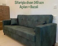Sifarisle divanlar (acilan+bazali)