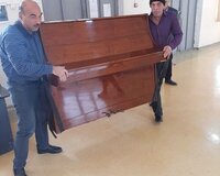 Röyal və pianino daşınması