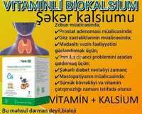 Vitaminli Kalsium-şəkər,zob,insult,katarakta,prostat,sümük