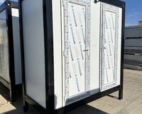 Mobil sanitar qovshagi konteyneri satisi ve icaresi