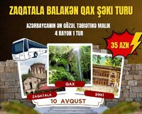 Zaqatala-Balakən-Qax-Şəki turu
