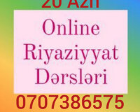 Riyaziyyat Müəlliməsi Online dərslər