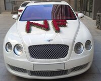 Bentley Continental gelin masini icaresi