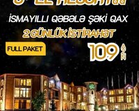 Qəbələ Şəki Qax Mingəçevir turu