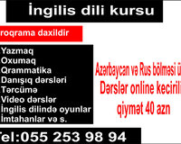 online ingilis dili dersleri