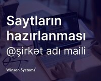 Saytların hazırlanması və korporativ mail xidməti