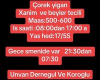 Çorek yigan xanim ve bey tecili