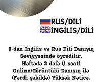 Rus ve Ingilis dili danisiq dersleri